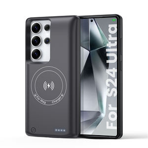 Высококачественный Беспроводной магнитный Аккумулятор для <span class=keywords><strong>Samsung</strong></span> S25/S24/S23/S22 портативный внешний аккумулятор 10000 мАч зарядный чехол - Product Image 1