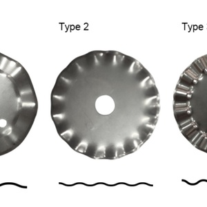 Stainless Steel <b>28mm</b> Rotary Cutter Wave Blade - Product Image 2