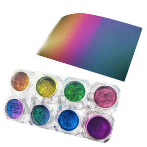 Mcess Prix de gros Caméléon Color Shift Pigment Chrome Powder pour voiture Auto Nail Polish Spraying Coating Painting - Product Image 5