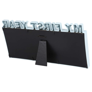 Cadre photo pour bébé en plastique écologique, mon premier anniversaire, 12 moments, sérigraphie, design moderne, cadre souvenir pour bébé - Product Image 6