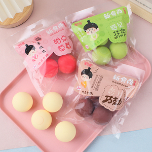 Balle anti-stress souple et colorée au fromage matcha de style japonais pour enfants et adultes, idéale pour les filles - Product Image 4