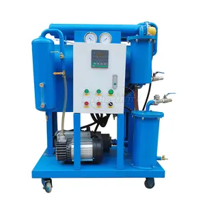 Excellent vacuum dehydration turbine oil filtration system of decolorization