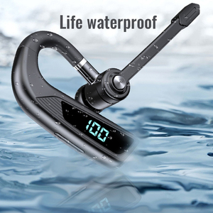 V16 Duy Nhất Tai Không Dây Cho Tai Nghe <span class=keywords><strong>Bluetooth</strong></span> Với LED Hiển Thị Kinh Doanh Thể Thao Tai Nghe Với Handsfree Treo Tai Đầu JL Chip - Product Image 2