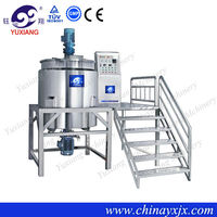 Yuxiang-Mezclador de cosméticos de acero inoxidable, licuadora de lavado de líquido de alta cizalla, tanque de mezcla con agitador