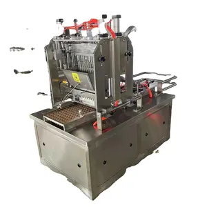 Máquina de fabricación de dulces duros, máquina expendedora de dulces de algodón con batería, pequeña