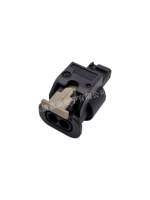 Connecteur étanche automobile Lanshuo 1-1718643-1 12V, connecteur femelle 2P, contacts en alliage de cuivre, boîtier PA66 GF, 25A, 4,0 mm
