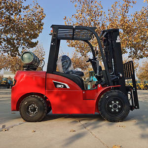 Buen precio y alta calidad Vlift Carretilla elevadora Suministro de fabricación GLP Gasolina Carretilla elevadora Motor <span class=keywords><strong>Nissan</strong></span> de 3 toneladas - Product Image 1