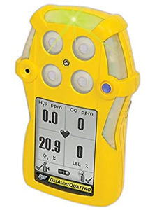 BW Technologies GasAlertQuattro Multi-Gas Detector QT-XWHM-A-Y-CN - Product Image 2