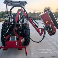 Tondeuse à gazon semi-rotative à bras oscillant avec suspension à trois points, vitesse du rotor 3000 tr/min, pour la coupe des mauvaises herbes, remorque portée par tracteur