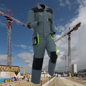 High Quality Custom Work <strong>Coverall</strong> Breathable 3D Pockets Uniform Construction Workshop Overalls Work Clothes - Product Image 5