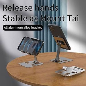 Adjustable Tablet Mobile Aluminum Desktop Foldable Alloy Cell <b>Phone</b> <b>Stand</b> <b>Holder</b> Mobile <b>Stand</b> Metal Aluminum Cell <b>Phone</b> <b>Holder</b> - Product Image 6