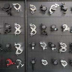 5001E Mini 360 QR crochet pince d'éclairage Couple pince en aluminium éclairage de scène crochet treillis pince lumière crochet - Product Image 6