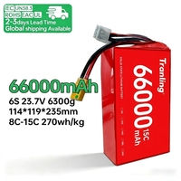 Batterie lithium-ion longue durée 66000 mAh 6S/12S/18S/24S personnalisable en usine pour drone agricole