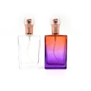 Bouteilles en verre dégradé élégantes pour les soins de la peau et les cosmétiques - Product Image 2