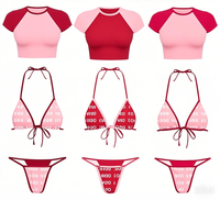 Bikini Fabricant Logo Personnalisé Micro Maillot de Bain String Extrême G Bikini Mini Bikinis Sexy pour Femmes