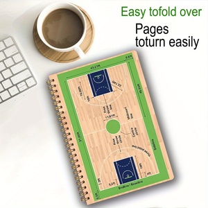 A5 mịn bằng văn bản giấy bóng rổ Tòa Án thiết kế xoắn ốc máy tính xách tay cho Tạp Chí - Product Image 5