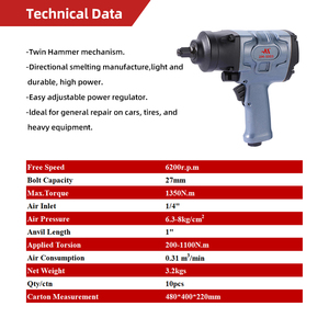 Llave <span class=keywords><strong>Neumática</strong></span> <span class=keywords><strong>de</strong></span> Alto Torque para Reparación Automotriz Industrial, Herramienta <span class=keywords><strong>de</strong></span> Bricolaje a <span class=keywords><strong>Batería</strong></span> - Product Image 3