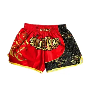 Professional Combat Kickboxing Training Trunks Custom Man Mma Shorts Boxer Shorts Men With Logo