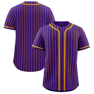Jersey Baseball Kustom, Jersey Cetak Logo Kustom dengan Nama dan Nomor, Kaos Baseball Bergaris yang Dipersonalisasi untuk Pria, Wanita - Product Image 4