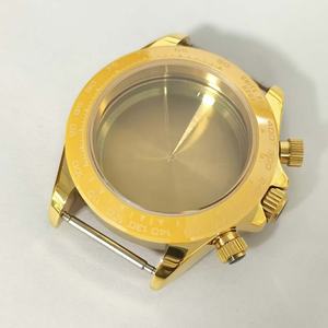 Montre mécanique multifonction avec boîtier en acier inoxydable bleu de 39 mm, logo personnalisé, miroir de trésor, accessoires compatibles avec le mouvement VK63 - Product Image 2