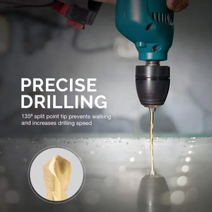 مجموعة ملتوية من الفولاذ عالي السرعة <span class=keywords><strong>SAE</strong></span>-ahss طلاء نتريد التيتانيوم ملتوي من اليد اليسرى - Product Image 4