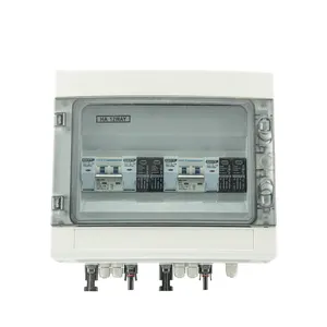 Chyt 2 Ingang 2 Uitgang 600V 1000V Outdoor Waterdichte IP65 Pv Solar Surge Bliksembeveiliging Dc Combiner Box