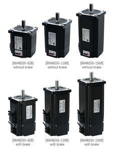 Hltnc 4 trục nema34 86 Vòng khép kín động cơ bước 4.5nm 8.5nm 12nm D = 14mm ổ hbs86h <span class=keywords><strong>8A</strong></span> cung cấp điện 400W 60V 4 bộ cho CNC - Product Image 6