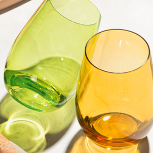 Gobelet à eau en verre avec mécanisme de rotation et fond plat <span class=keywords><strong>Raymond</strong></span> Dazzle Spin Ring, marron - Product Image 6