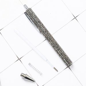 Multi-<b>Color</b> Push-Button Student Stationery Shiny Rhinestone 1.0Mm Black Ballpoint <b>Pen</b> - Product Image 4
