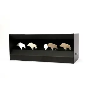 Warthog Design Magnetic Knockdown Target Pellet Catcher Metal Shooting Target