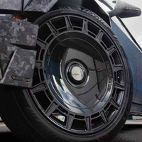 Kit carrosserie en carbone sec de style MSY 2023-2024 pour Tesla Cybertruck, amélioration en carbone forgé, lèvre avant, lèvre arrière, jupe latérale, échappement universel