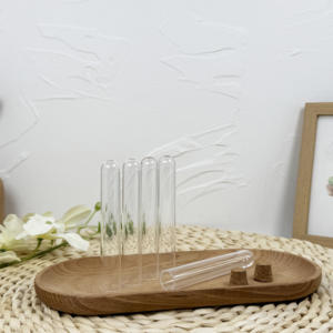 Tube en plastique PS Transparent grand tube d'emballage rond de test en plastique transparent - Product Image 3