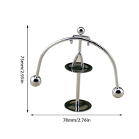 Berceau de Newton, science physique, pendule, boule d'équilibre en acier, jeux anti-stress, jouet de bureau, juguete, jouet éducatif pour enfants