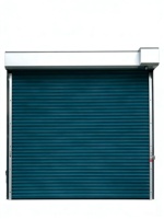 Porte métallique industrielle pour entrepôts et usines, porte à enroulement électrique, prix des portes à enroulement isolées, portes à enroulement commerciales