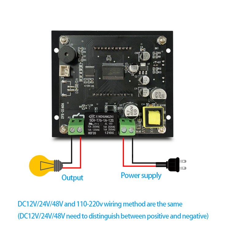 Hot Sale High Quality ZFX-W1412A 16A Sensor LCD Microcomputer Digital Display Temperature Controller