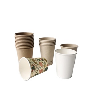 Coffee Paper Cups Paper Cups Single Wall Wholesale Disposable Coffee Paper Cups Food Grade 8oz Single Wall Paper Cups Custom Logo Printing
