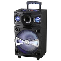 Altavoz de Karaoke Bluetooth con Micrófono, Bafle para Fiestas al Aire Libre, Altavoz de Karaoke de 12 Pulgadas con Micrófono y Bluetooth