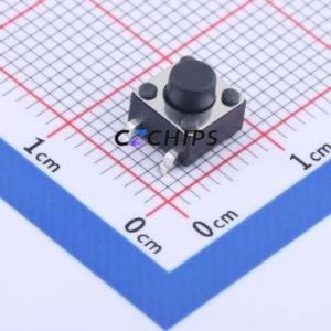 K2-6639SP-D3SC-04 Tactile Switch SMD-4P,6x6mm Switch 1.8N Vertical Mount 6mm 6mm - Product Image 1