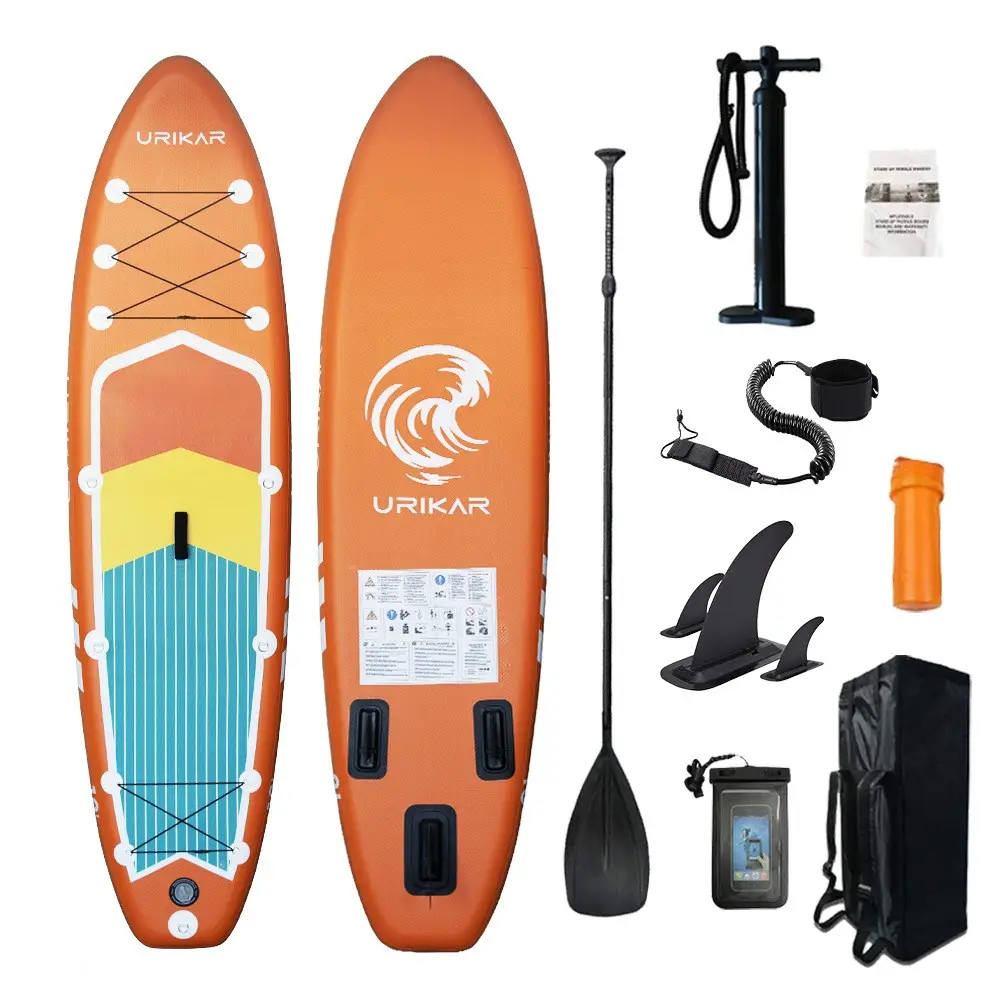 Venta al por mayor del OEM diseño dropshipping. Exclusivo. De fibra de vidrio resistente al agua suave pvc superior aire pie sup paddle surf con aletas