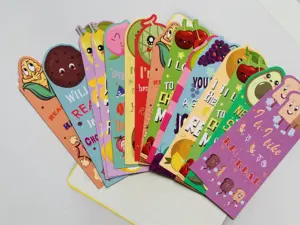 Atacado Cartoon Sabor De Frutas Marcadores Uma Variedade De Sabores De Frutas Hot Selling Opposite Sex Bookmarks