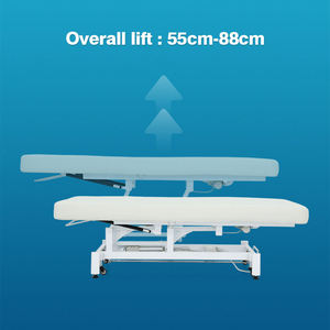 Table de <span class=keywords><strong>massage</strong></span> électrique à 2 moteurs pour salon de beauté, traitement esthétique, spa, bien-être, cosmétique, extension de cils, soin du visage - Product Image 3