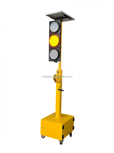 Năng lượng mặt trời không dây di động tín hiệu giao thông màu đỏ/vàng/màu xanh lá cây người dùng thân thiện LED năng lượng mặt trời di động giao thông ánh sáng - Product Image 5