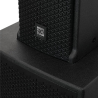 [Nueva Llegada] Sistema de Altavoces Activos de Columna de Madera RQSONIC AC68, Sistema de PA Profesional con Subwoofer