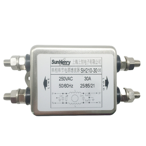 Sunhenry SH210-30 30A 250VAC một pha 1 giai đoạn chống nhiễu <span class=keywords><strong>EMI</strong></span> Bộ lọc hiệu suất cao - Product Image 5