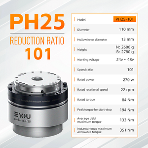 EYOU 24V 48V Harmonic <strong>Actuator</strong> PH25-101 Robot Joint Module with Brake - Product Image 3
