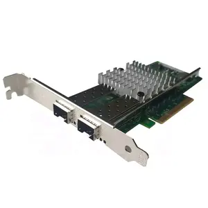 मूल 82599ES 10 गीगाबिट 2-बंदरगाह SFP + PCIe2.0 X8 चिपसेट नेटवर्क कार्ड दूरभाष में x520-da2