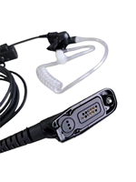 Casque radio bidirectionnel MOTOROLA NNTN8459 avec tubes auriculaires conducteurs transparents XPR7550E DGP8550E DP4400E DP4801E XPR7350E