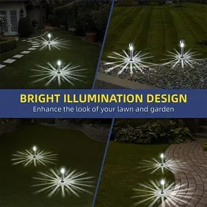 <span class=keywords><strong>Lampe</strong></span> <span class=keywords><strong>solaire</strong></span> de jardin, <span class=keywords><strong>lampe</strong></span> <span class=keywords><strong>solaire</strong></span> extérieure, lanterne de paysage imperméable, éclairage de chemin, patio, décoratif, certifié CE - Product Image 3