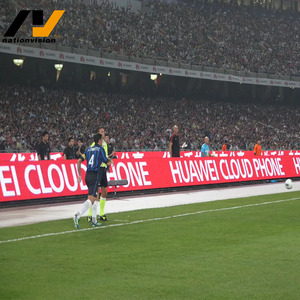 Affichage publicitaire LED extérieur haute définition <span class=keywords><strong>couleur</strong></span> P10 IP65 pour les terrains de basket-ball, publicité périmétrique des stades - Product Image 2