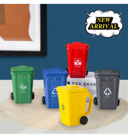 Madou Creative Mug en céramique 3D en forme de poubelle 350 ml – Tasse unique en forme de bac de recyclage, sans danger pour les aliments
